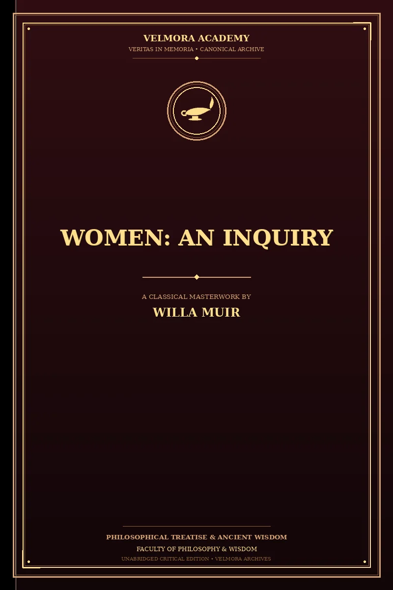 Women: an inquiry