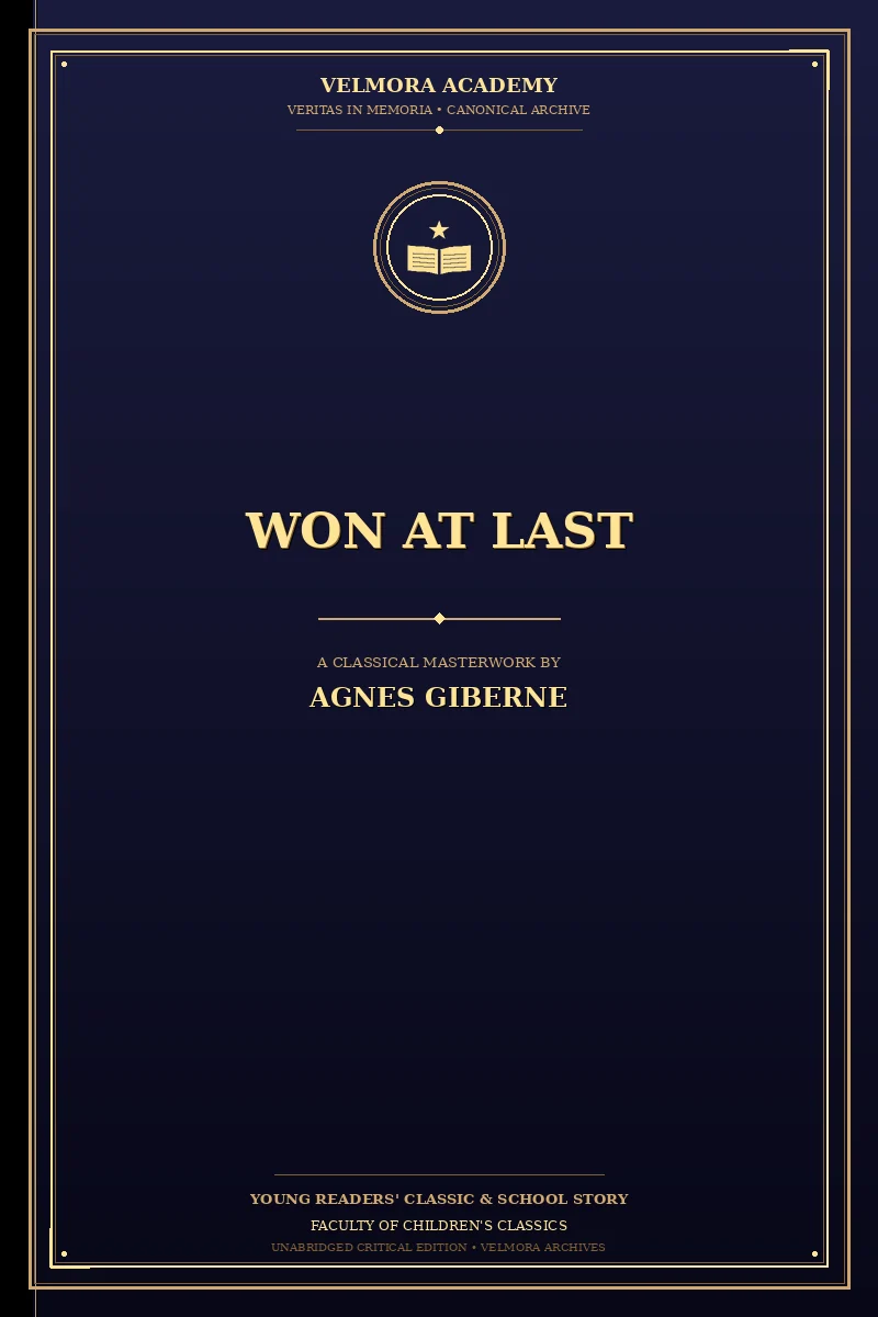 Won at last