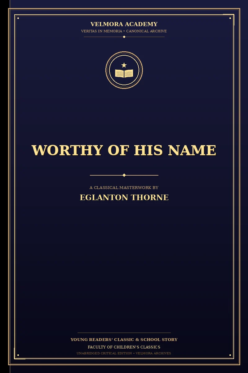 Cover of Worthy of his name