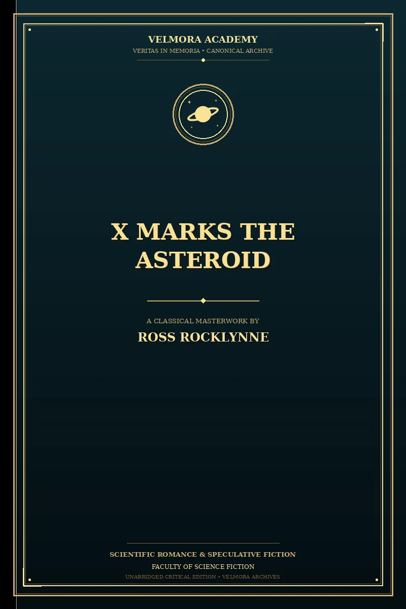 Cover of X Marks the Asteroid