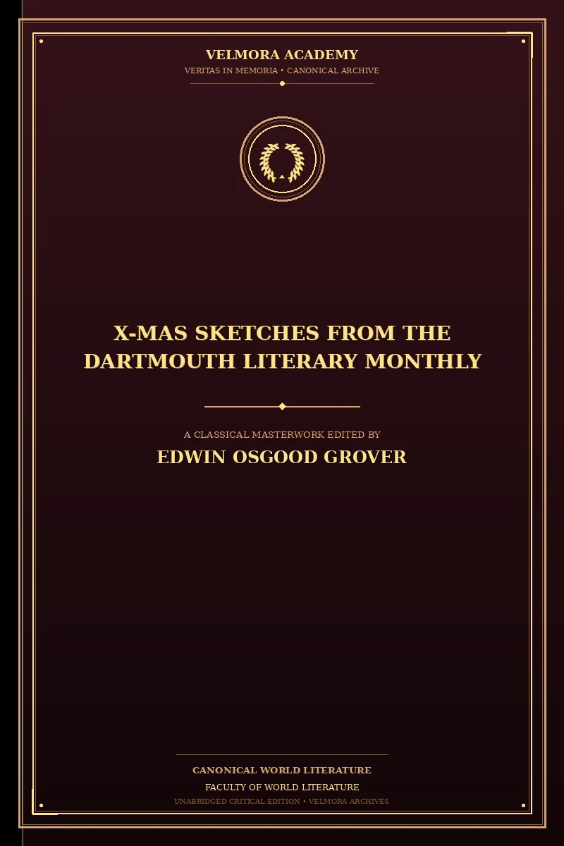 X-mas sketches from the Dartmouth Literary Monthly