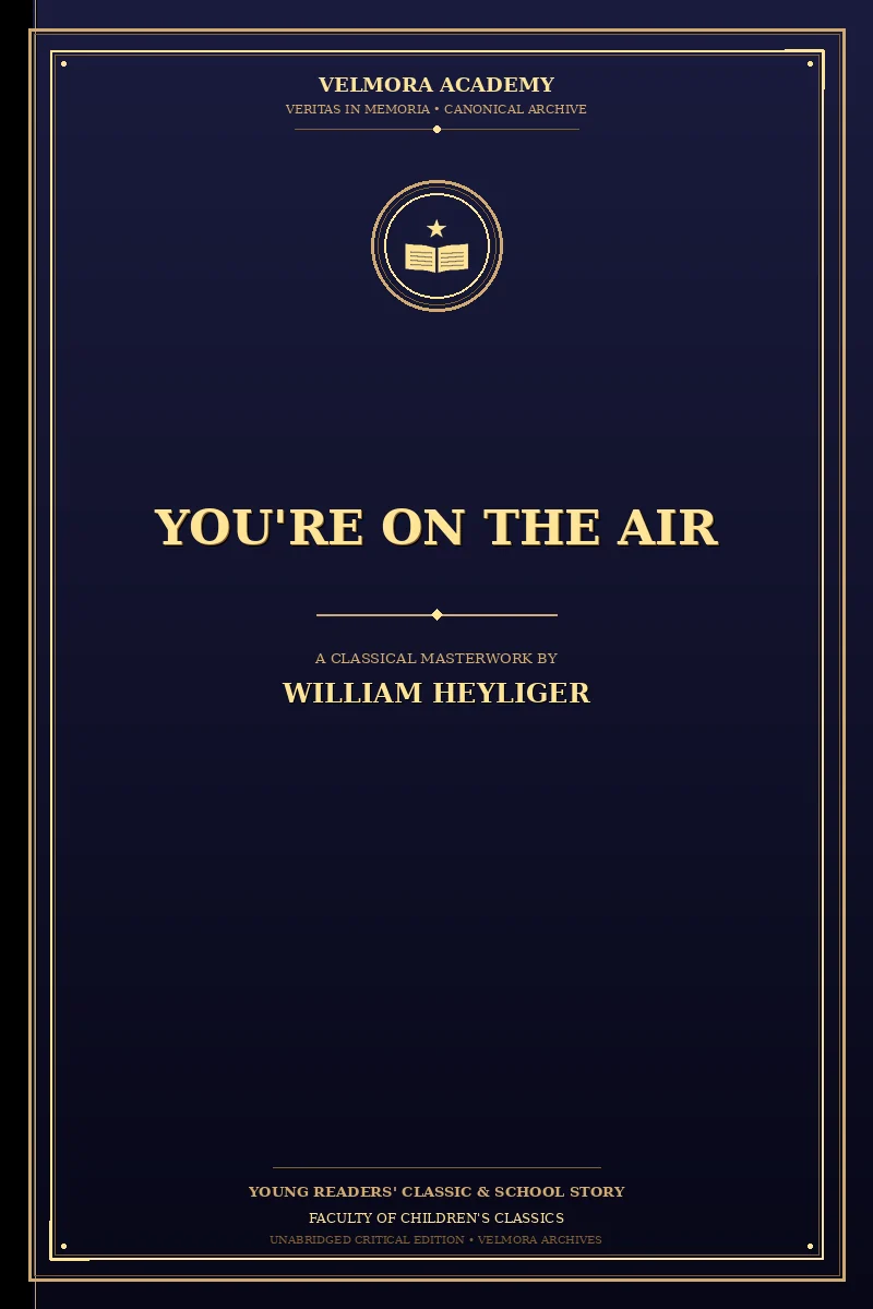Cover of You're on the Air