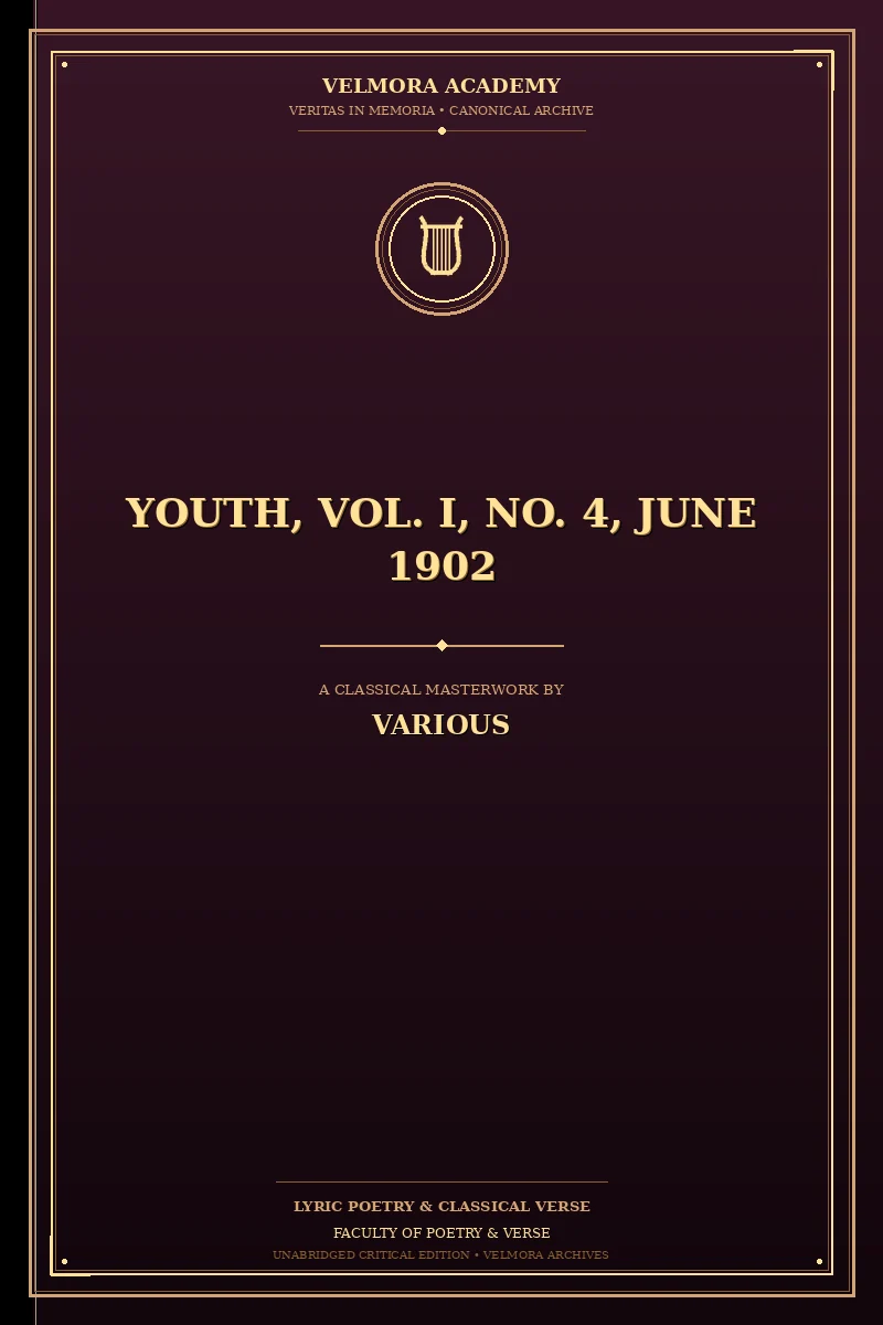 Cover of Youth, Vol. I — No. 4