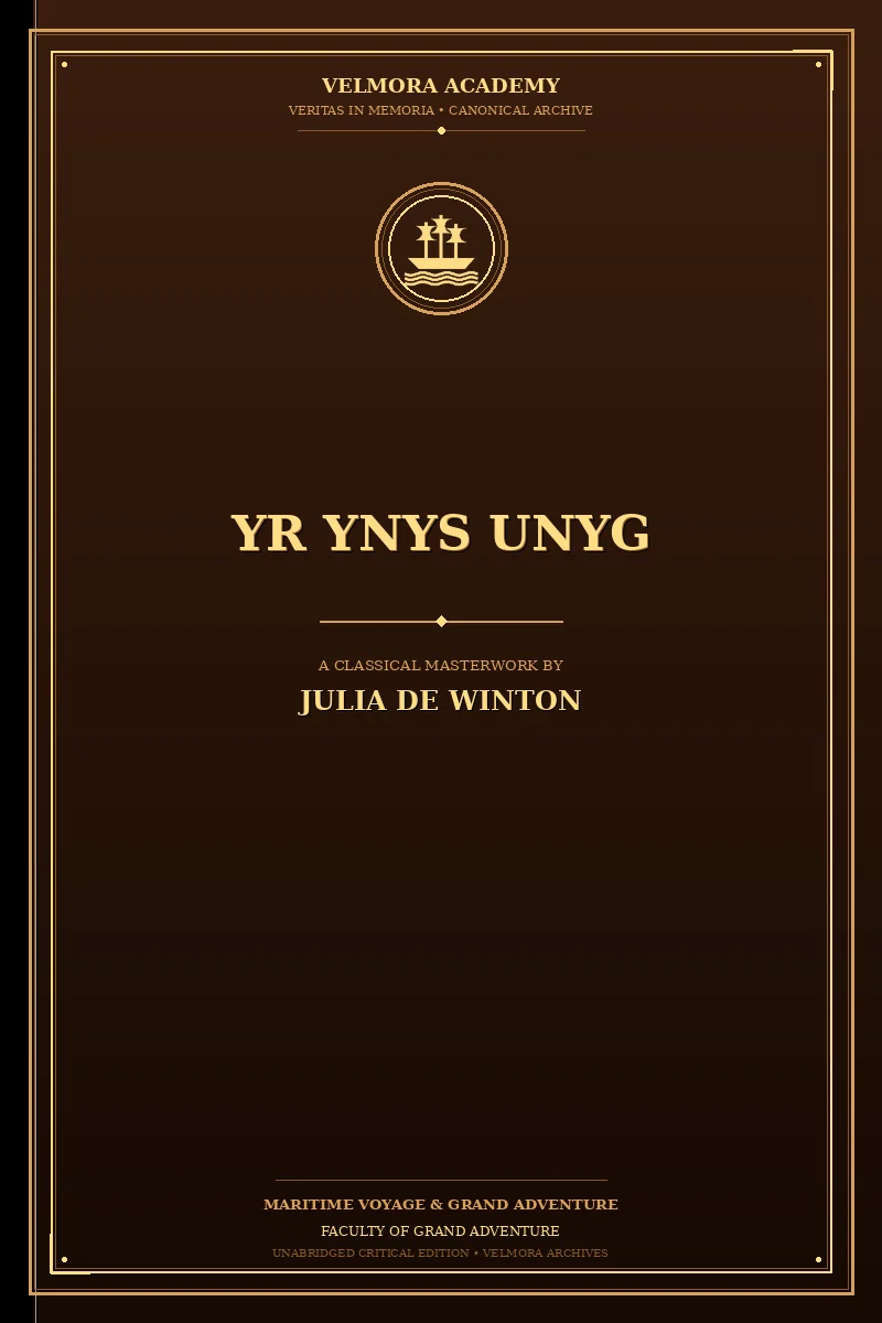 Cover of Yr Ynys Unyg