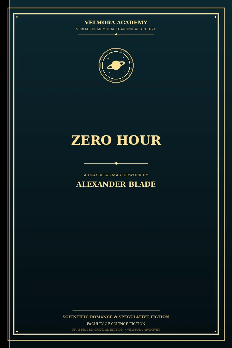 Cover of Zero Hour