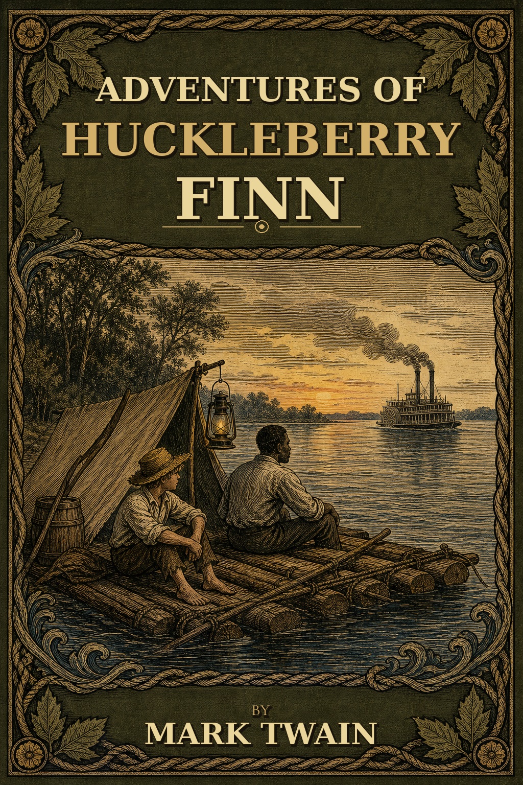Cover of Adventures of Huckleberry Finn
