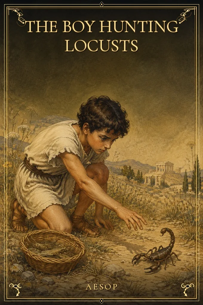 Cover of The Boy Hunting Locusts