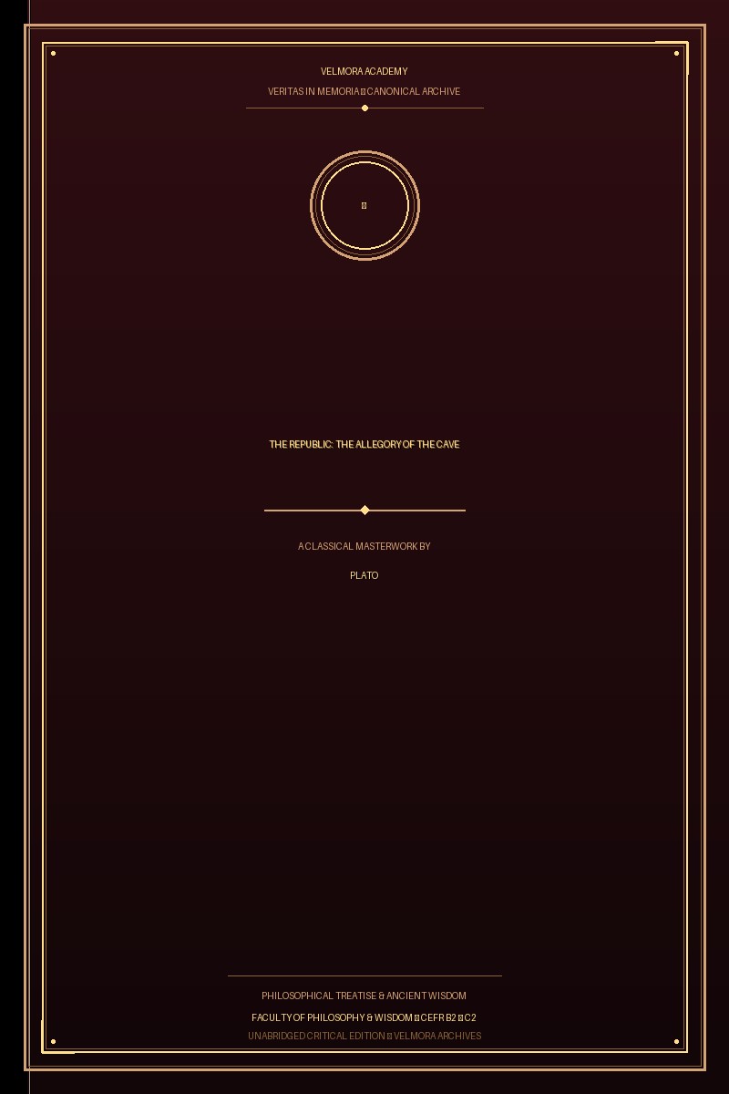 The Republic: The Allegory of the Cave