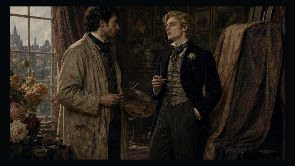 The Picture of Dorian Gray, Chapter 1 — chapter-context illustration for reading 1