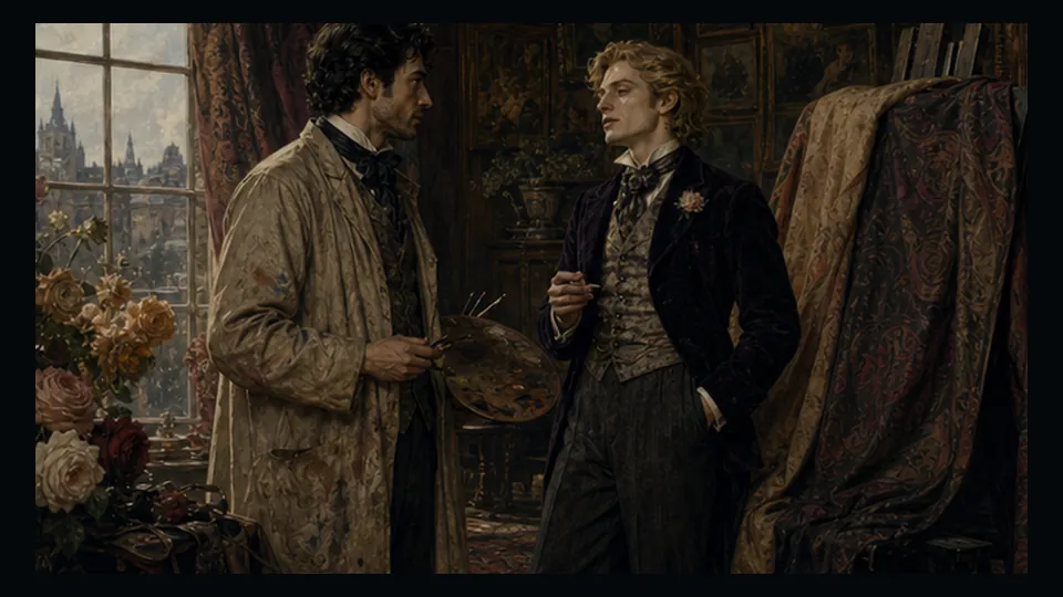The Picture of Dorian Gray, Chapter 1 — chapter-context illustration for reading 12