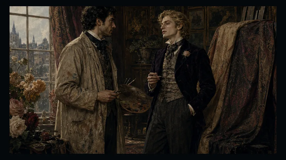 The Picture of Dorian Gray, Chapter 1 — chapter-context illustration for reading 35