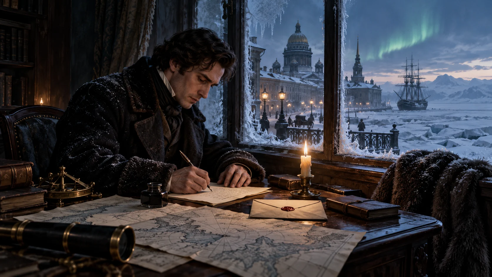 Letter 1, section 1: _To Mrs. Saville, England._ St. Petersburgh, Dec. 11th, 17—. You will rejoice to hear that no disaster has accompanied the commencement of an enterprise which you have regarded wit