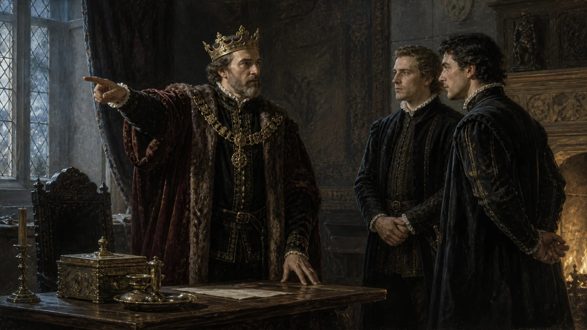 Hamlet, Act 3, Scene 3: A room in the Castle, reading 1: Enter King, Rosencrantz and Guildenstern.