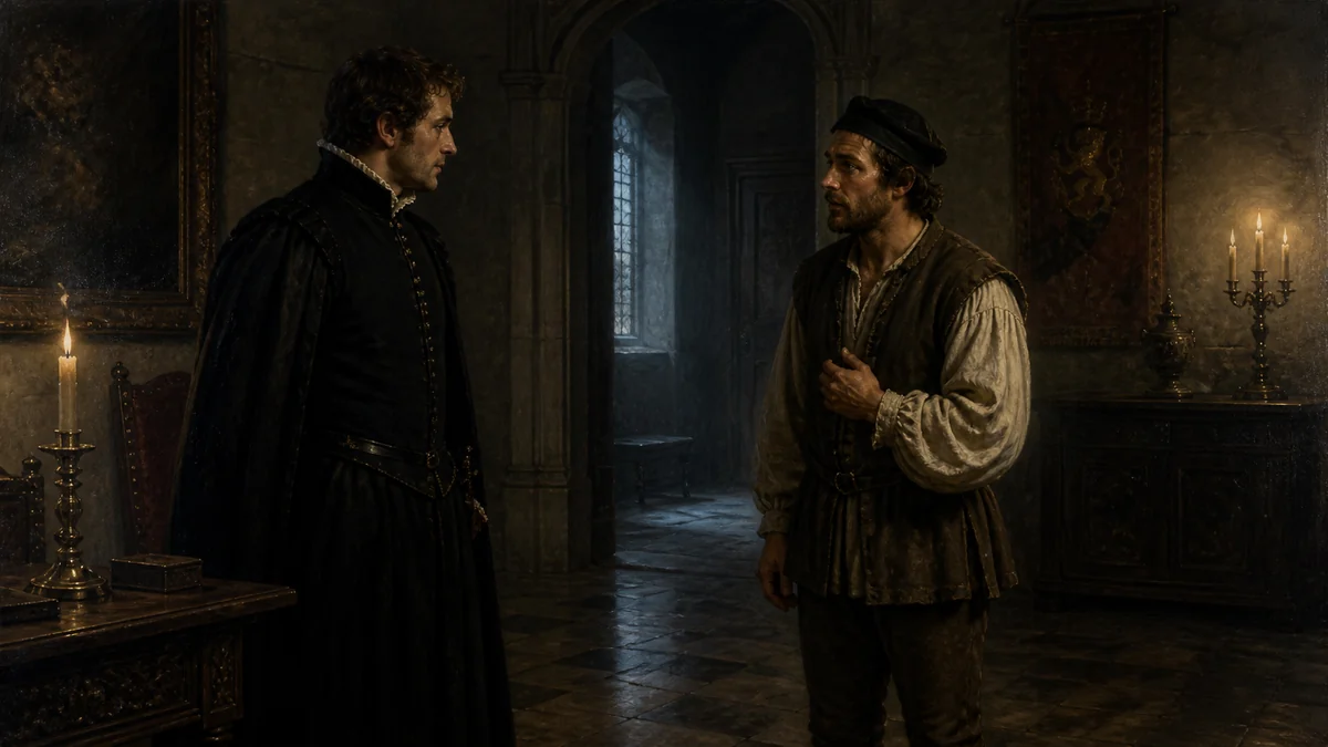 Hamlet, Act 4, Scene 6: Another room in the Castle, reading 1: Enter Horatio and a Servant.