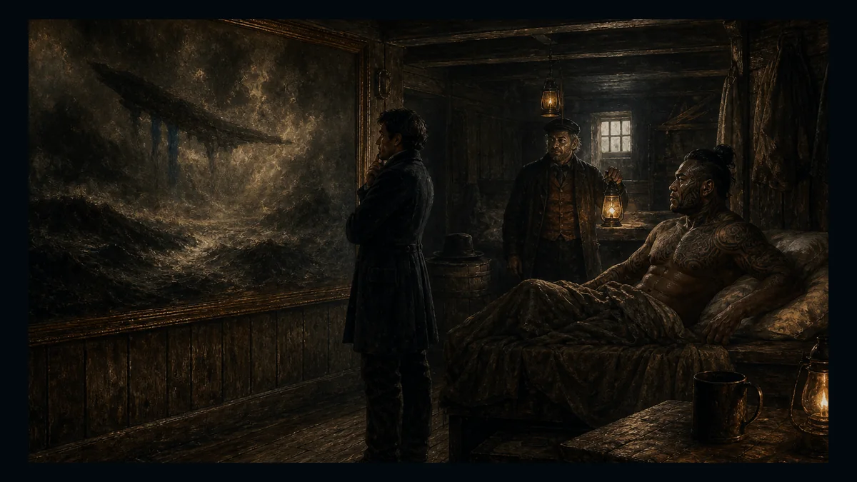 Moby-Dick, Chapter 3: The Spouter-Inn — chapter-context illustration for reading 1