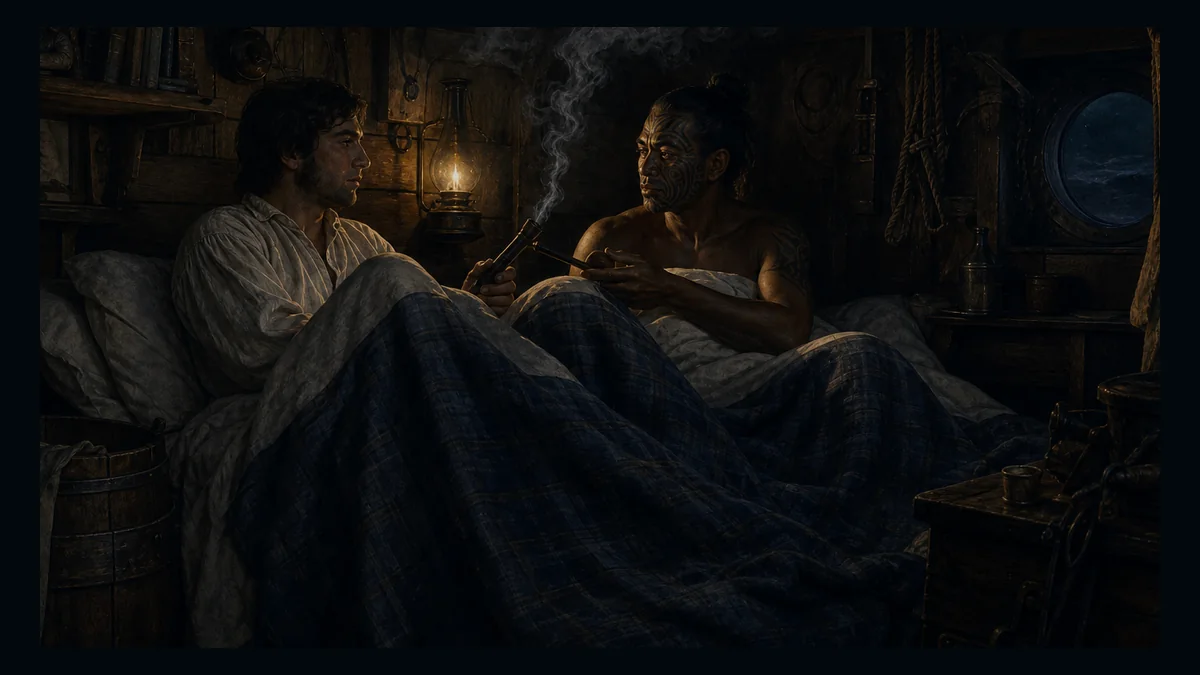Moby-Dick, Chapter 11: Nightgown — chapter-context illustration for reading 1