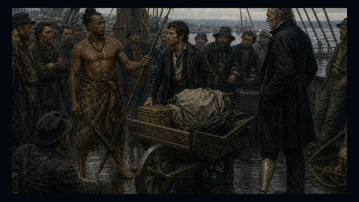 Moby-Dick, Chapter 13: Wheelbarrow — chapter-context illustration for reading 1