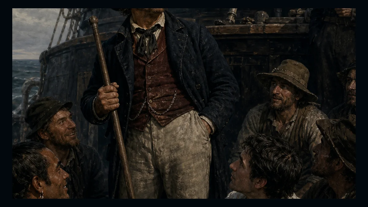 Moby-Dick, Chapter 27: Knights And Squires — chapter-context illustration for reading 1