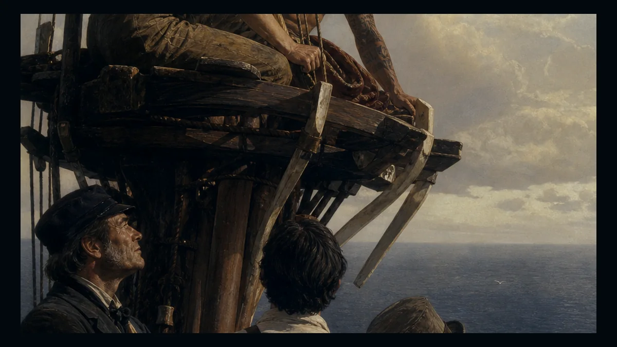 Moby-Dick, Chapter 35: The Mast-Head — chapter-context illustration for reading 1