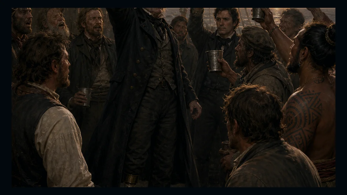 Moby-Dick, Chapter 36: The Quarter-Deck — chapter-context illustration for reading 1
