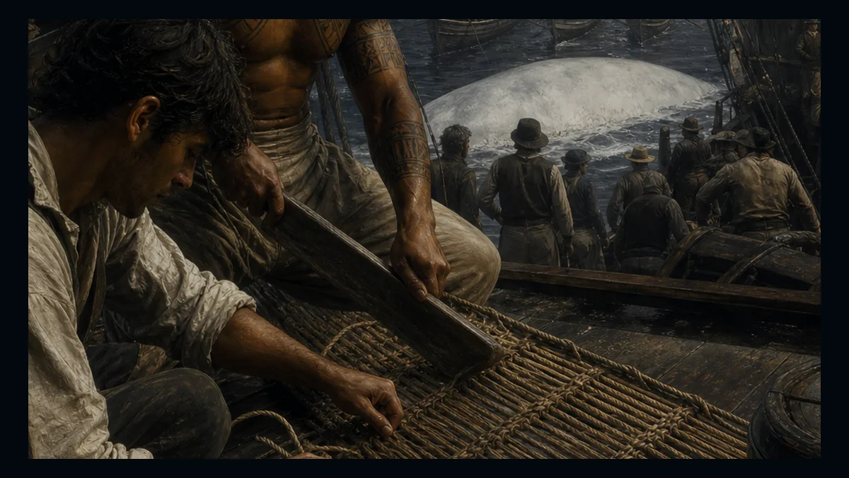 Moby-Dick, Chapter 47: The Mat-Maker — chapter-context illustration for reading 1