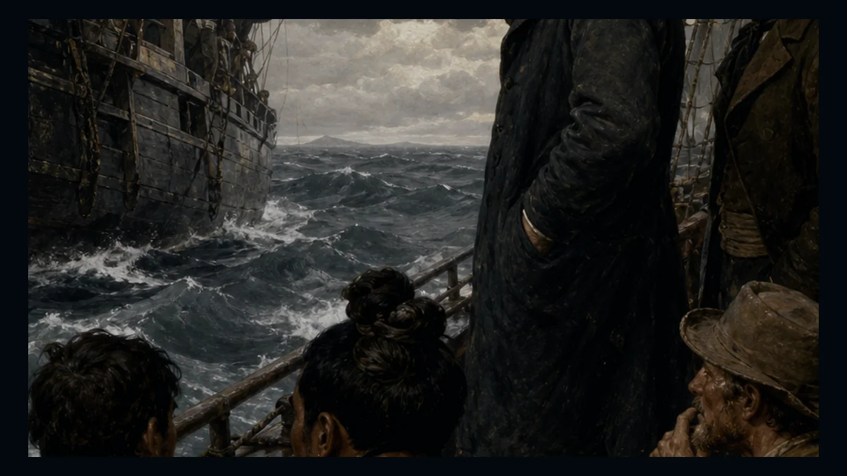 Moby-Dick, Chapter 53: The Gam — chapter-context illustration for reading 1