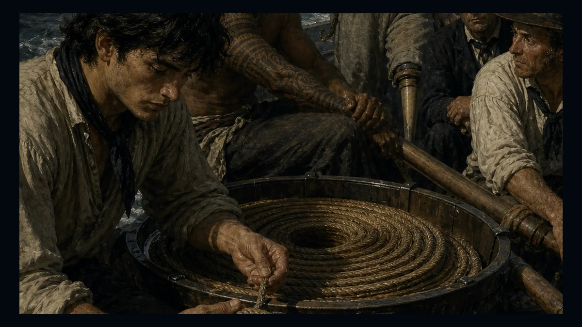 Moby-Dick, Chapter 60: The Line — chapter-context illustration for reading 1