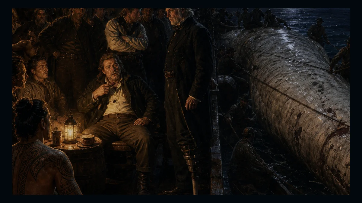 Moby-Dick, Chapter 64: Stubb’S Supper — chapter-context illustration for reading 1