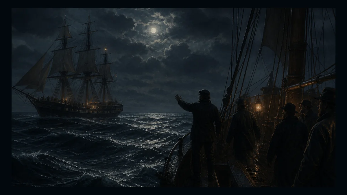 Moby-Dick, Chapter 71: The Jeroboam’S Story — chapter-context illustration for reading 1
