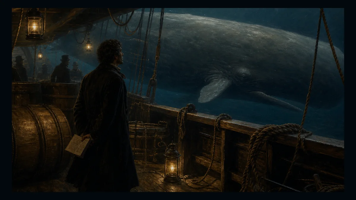 Moby-Dick, Chapter 77: The Great Heidelburgh Tun — chapter-context illustration for reading 1