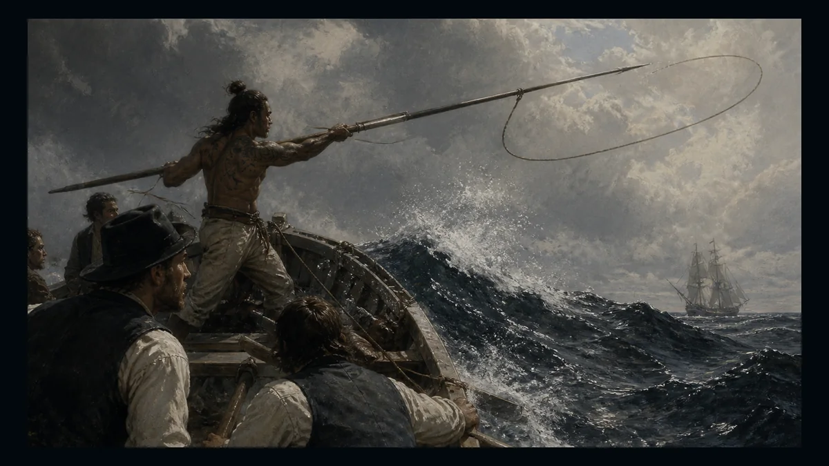 Moby-Dick, Chapter 84: Pitchpoling — chapter-context illustration for reading 1