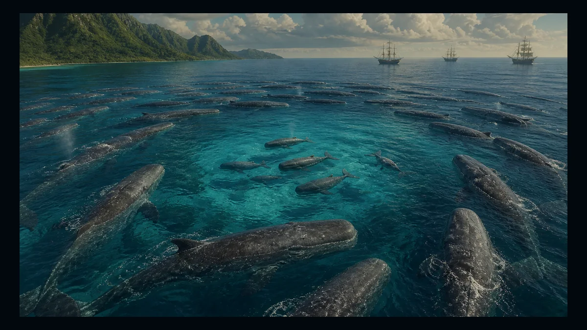 Moby-Dick, Chapter 87: The Grand Armada — chapter-context illustration for reading 1