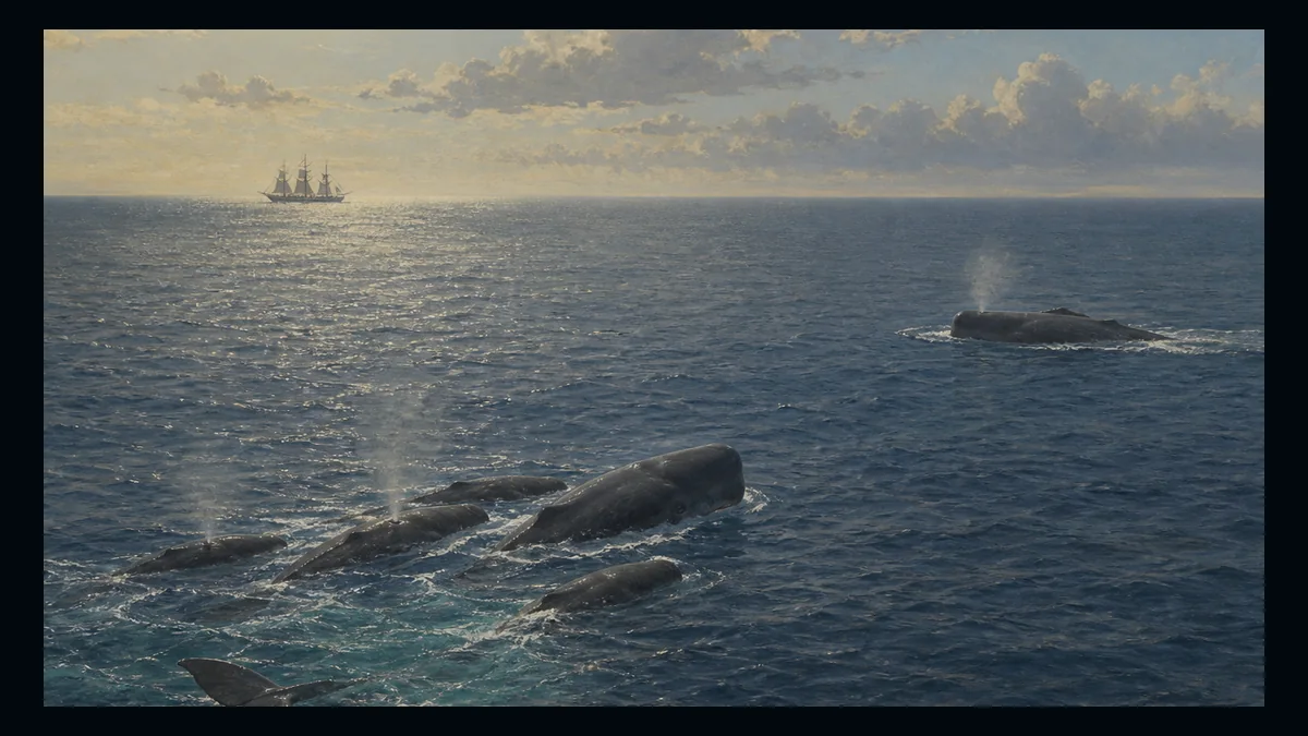 Moby-Dick, Chapter 88: Schools And Schoolmasters — chapter-context illustration for reading 1