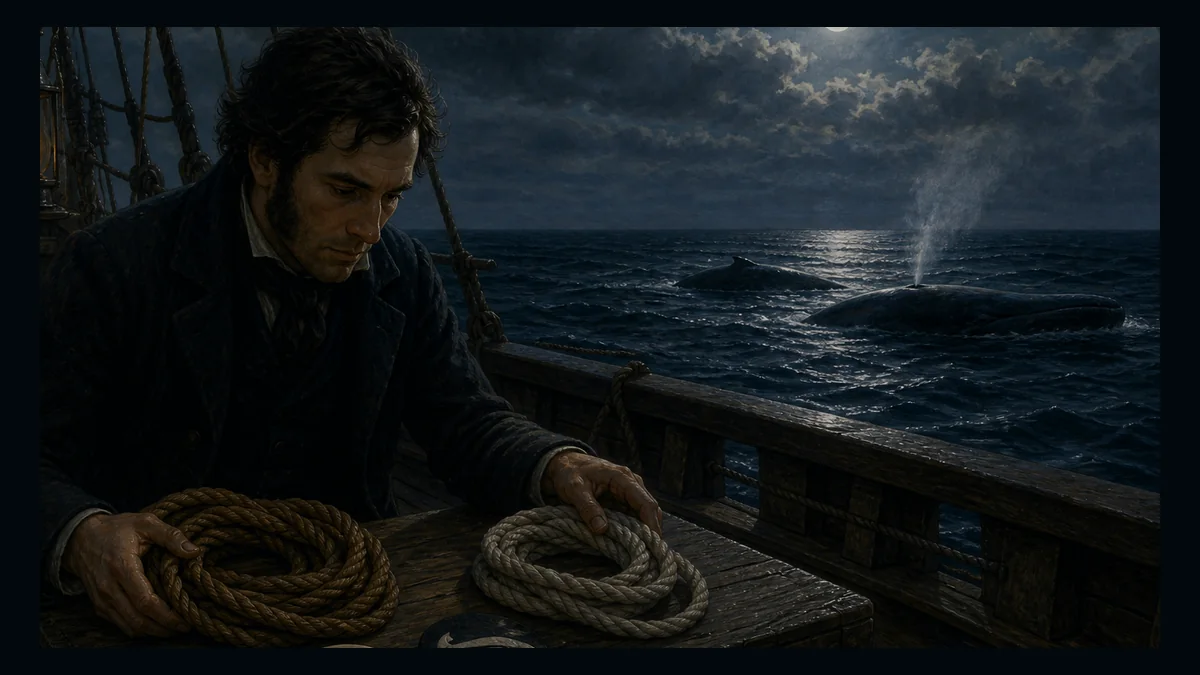 Moby-Dick, Chapter 89: Fast-Fish And Loose-Fish — chapter-context illustration for reading 1