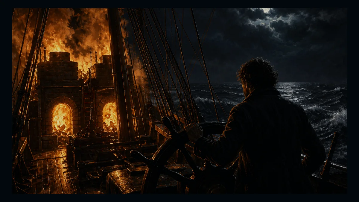 Moby-Dick, Chapter 96: The Try-Works — chapter-context illustration for reading 1