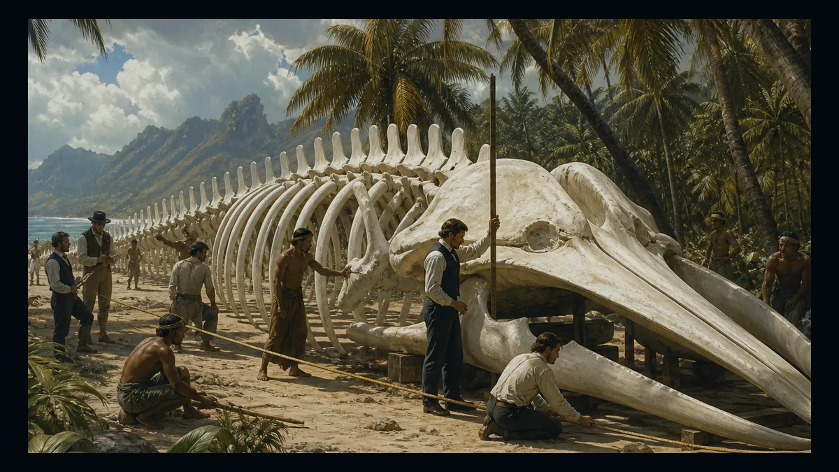 Moby-Dick, Chapter 103: Measurement Of The Whale’S Skeleton — chapter-context illustration for reading 1