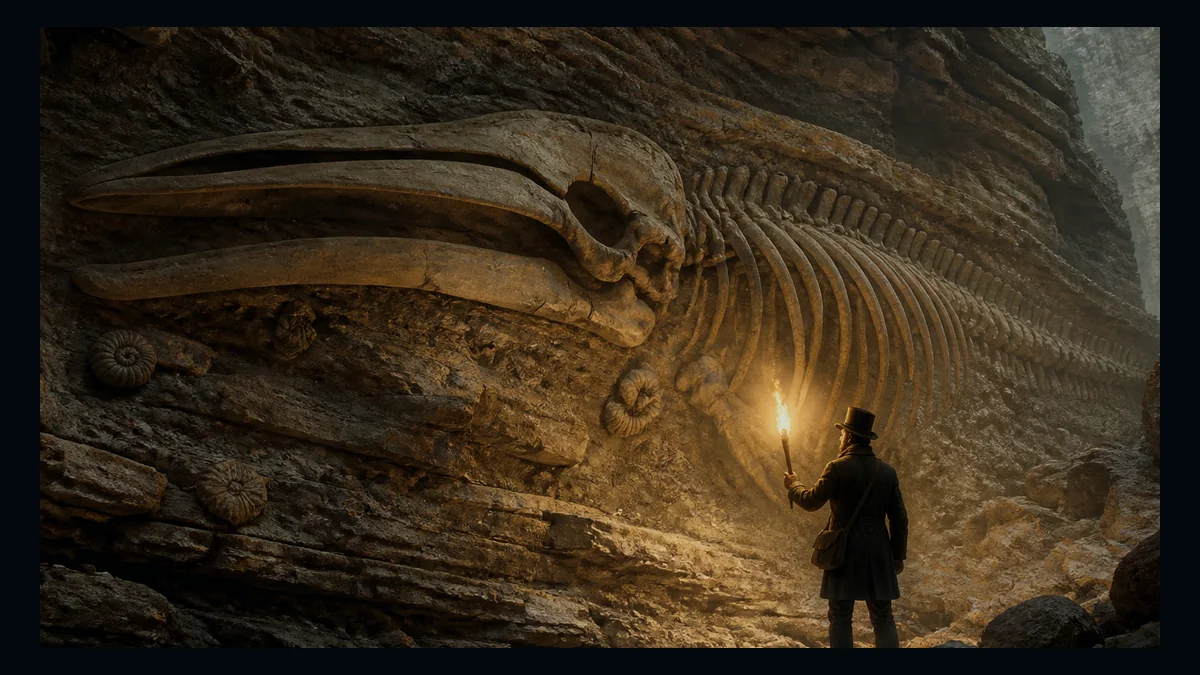Moby-Dick, Chapter 104: The Fossil Whale — chapter-context illustration for reading 1