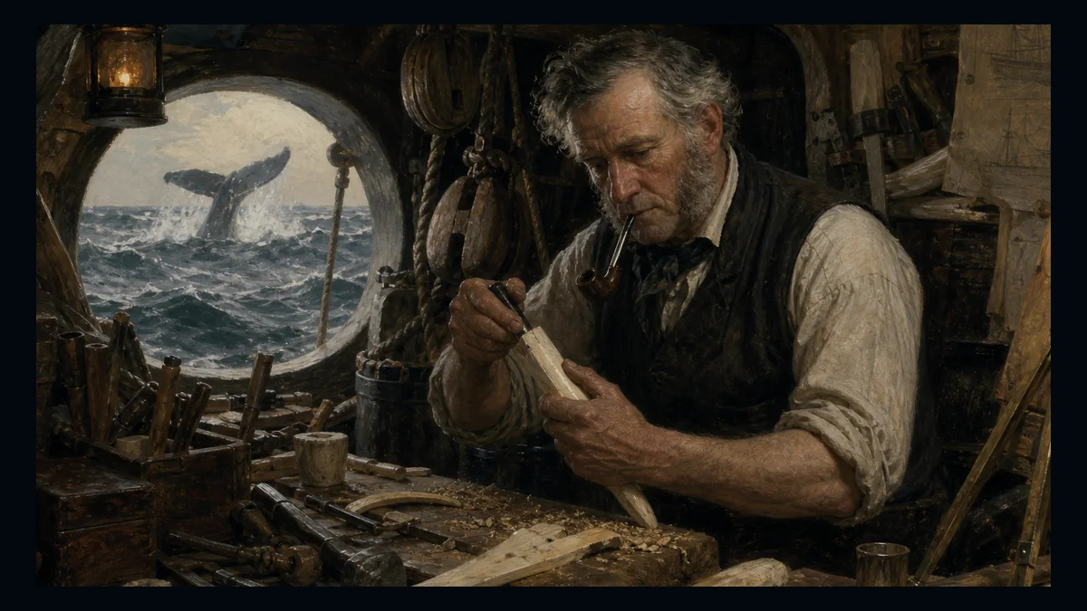 Moby-Dick, Chapter 107: The Carpenter — chapter-context illustration for reading 1