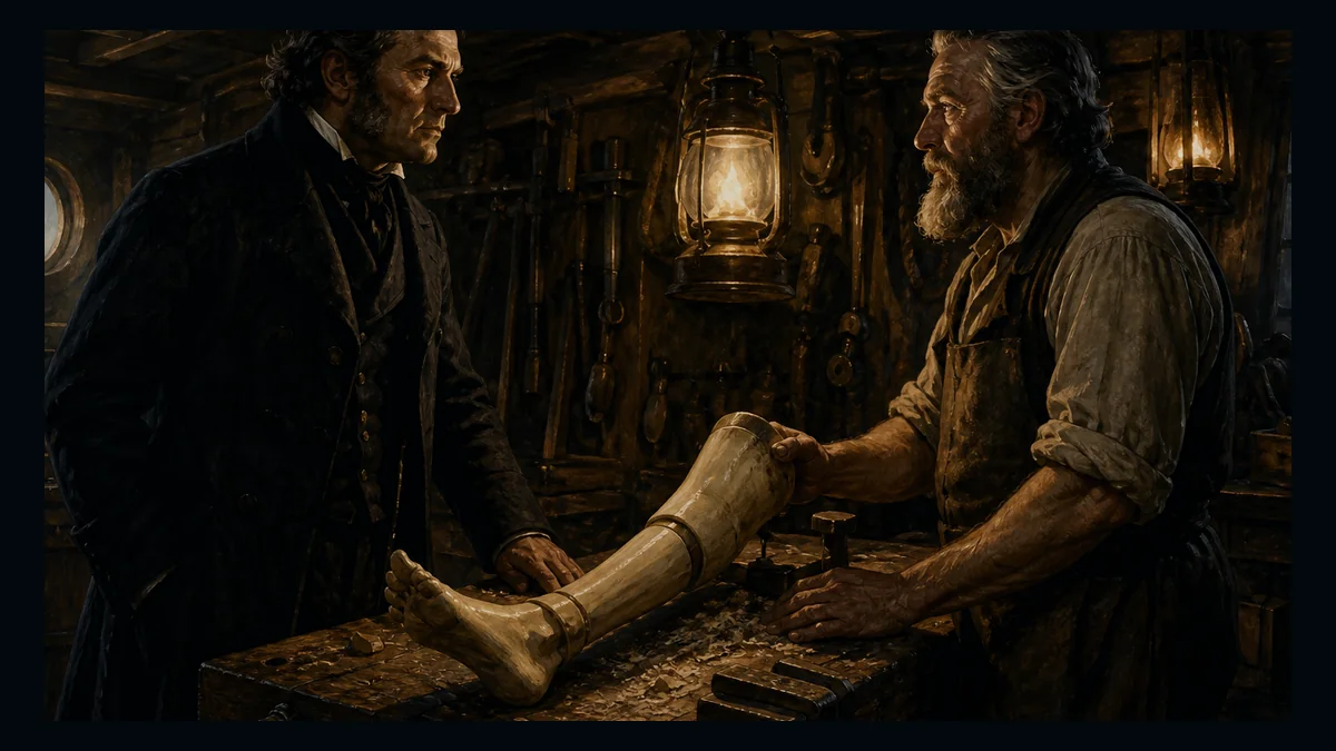 Moby-Dick, Chapter 108: Ahab And The Carpenter — chapter-context illustration for reading 1