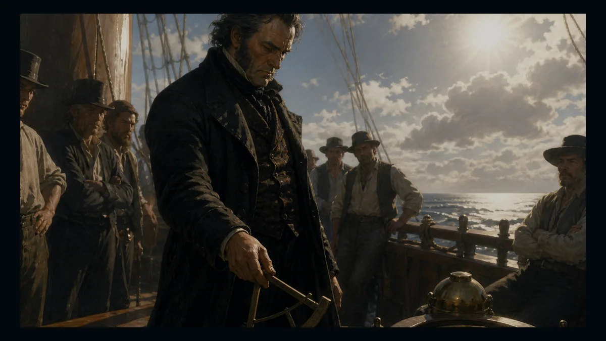 Moby-Dick, Chapter 118: The Quadrant — chapter-context illustration for reading 1
