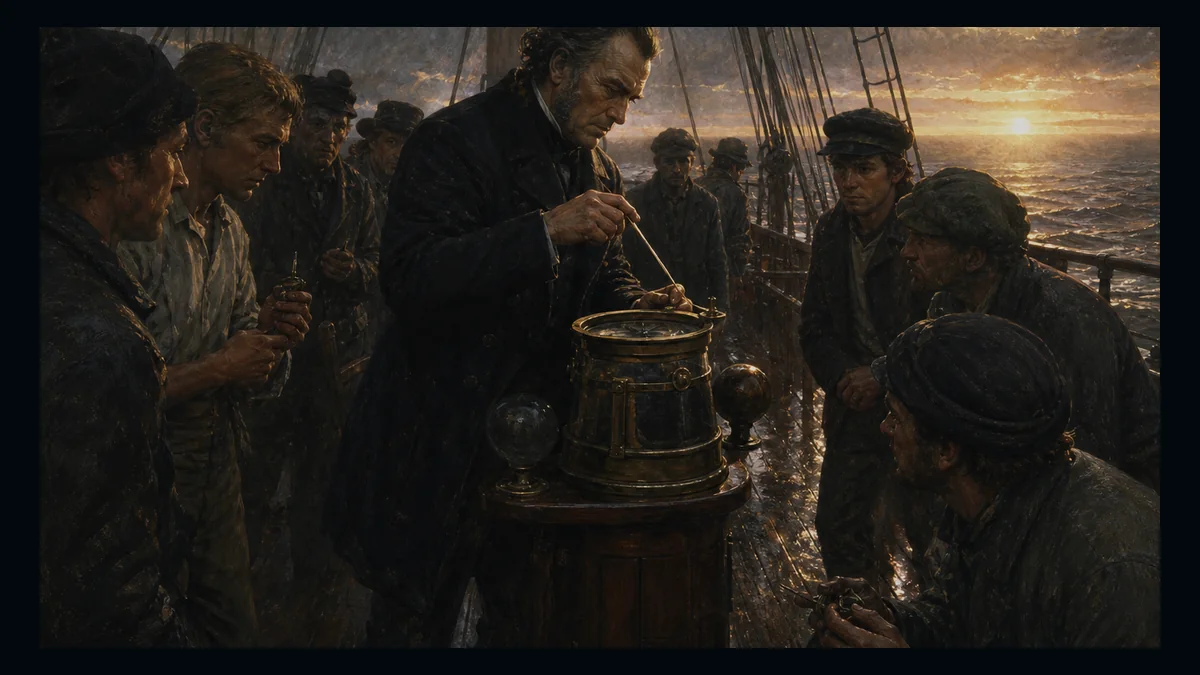 Moby-Dick, Chapter 124: The Needle — chapter-context illustration for reading 1
