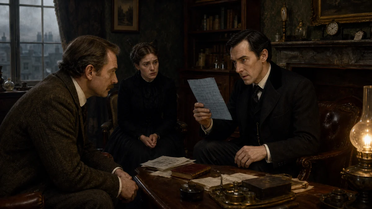 The Speckled Band, The Motive and the Journey to Stoke Moran, reading 1: It was nearly one o’clock when Sherlock Holmes returned from his excursion.