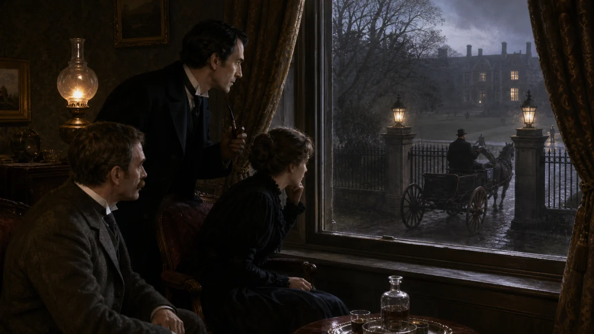 The Speckled Band, The Vigil in the Darkness, reading 1: Sherlock Holmes and I had no difficulty in engaging a bedroom and sitting-room at the “Crown Inn.”