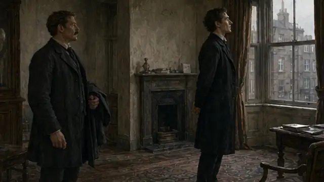 A Study in Scarlet, Chapter 2, reading 1: We met next day as he had arranged, and inspected the rooms at No. 221B, Baker Street, of which he had spoken at our meeting