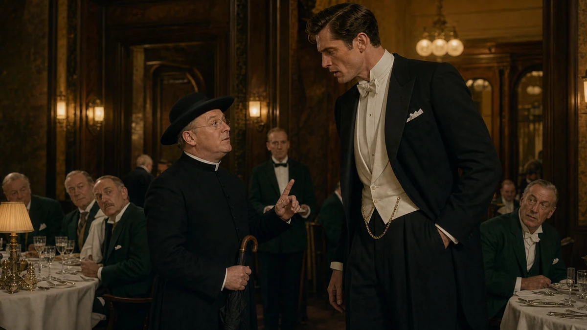 The Queer Feet — “i think, sir,” he said civilly, “that you have some silver in your pocket.”, reading 1
